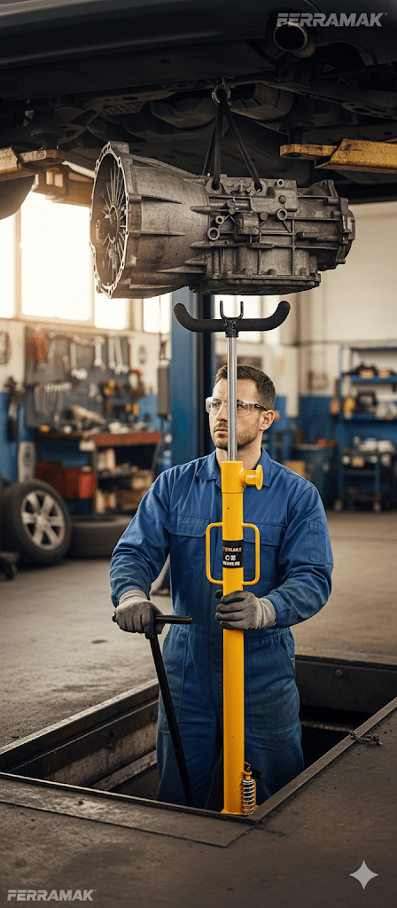 Gata Hidraidica De Foso Para Transmision 500kg Hoteche1