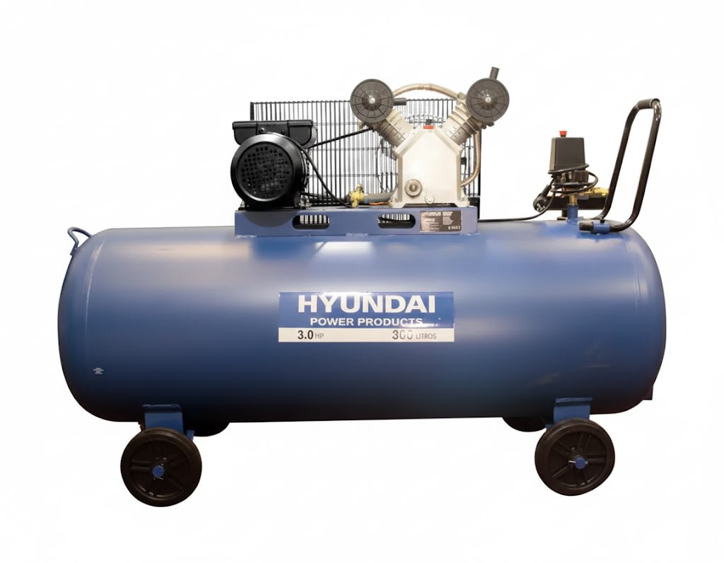 Compresor 3 HP 300 litros Hyundai1