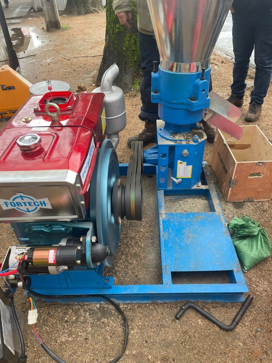 Pelletizadora Diésel 26 HP – Producción 450 kg/hora | Ideal para Alimento Balanceado o Biomasa4