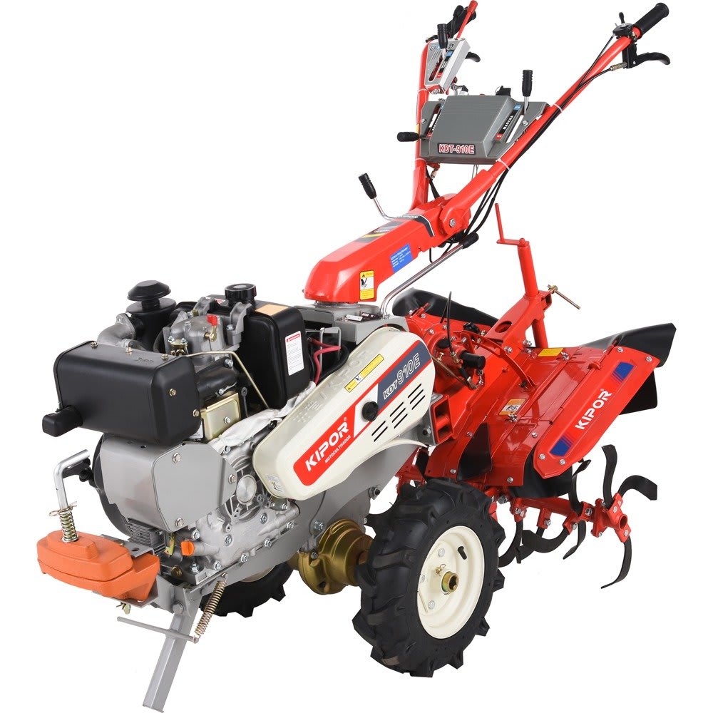 MOTOCULTIVADOR DIÉSEL KDT910E - PARTIDA ELÉCTRICA 10 HP - KIPOR