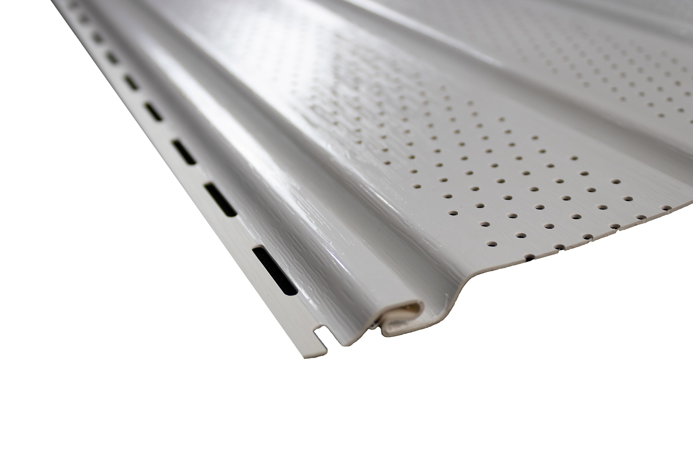Perfil Siding Alero Perforado B Blanco Unid. 381 * 30 cm1