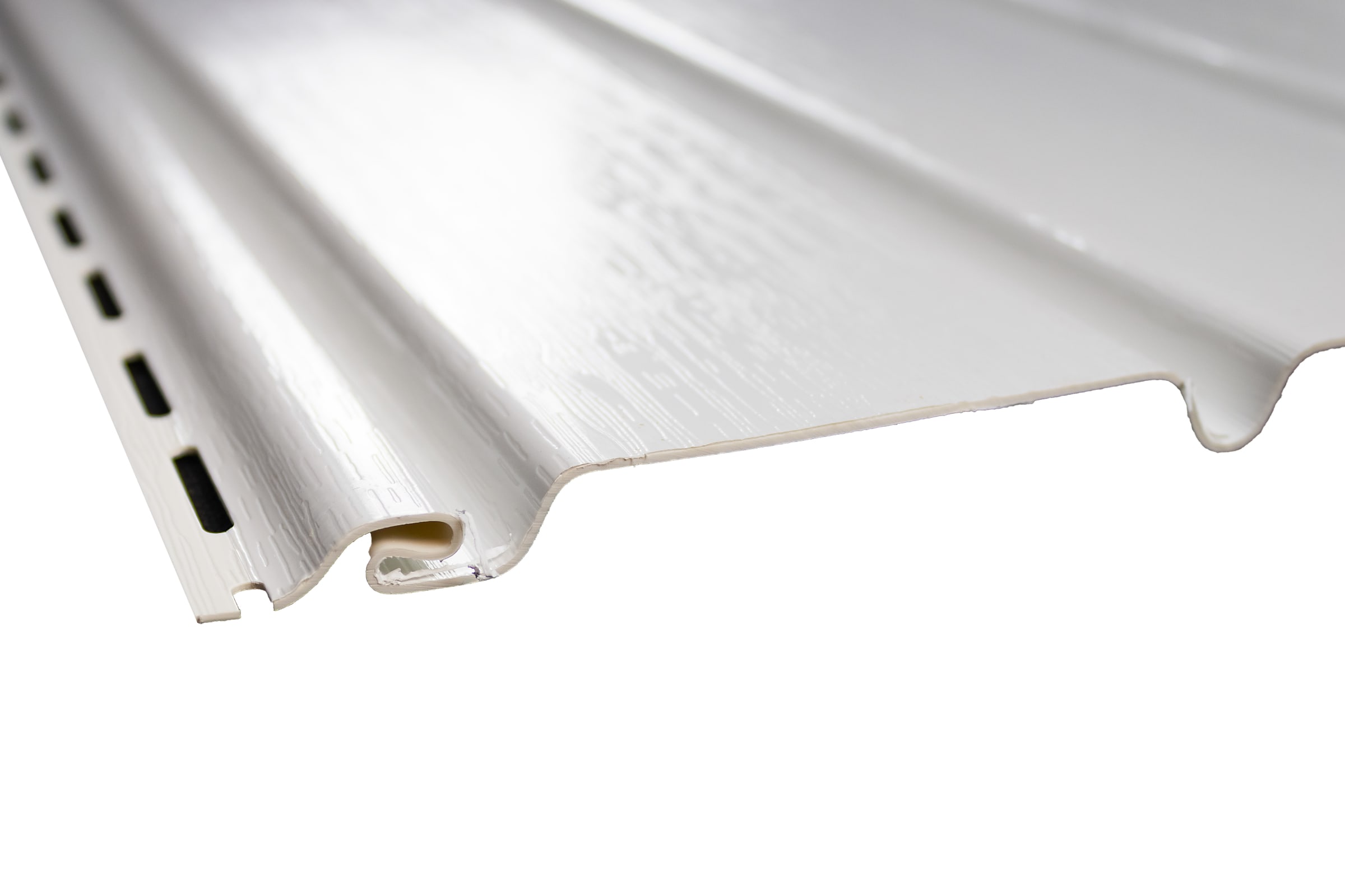 Perfil Siding Alero Mixto C Blanco Unid. 381 * 30 cm1