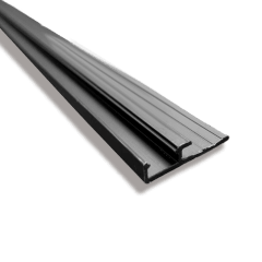 Perfil UV Luz Led Esquina Negro Unid.  240 cm