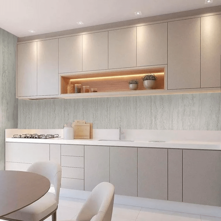 Revestimiento UV Travertino Ivory PD-072