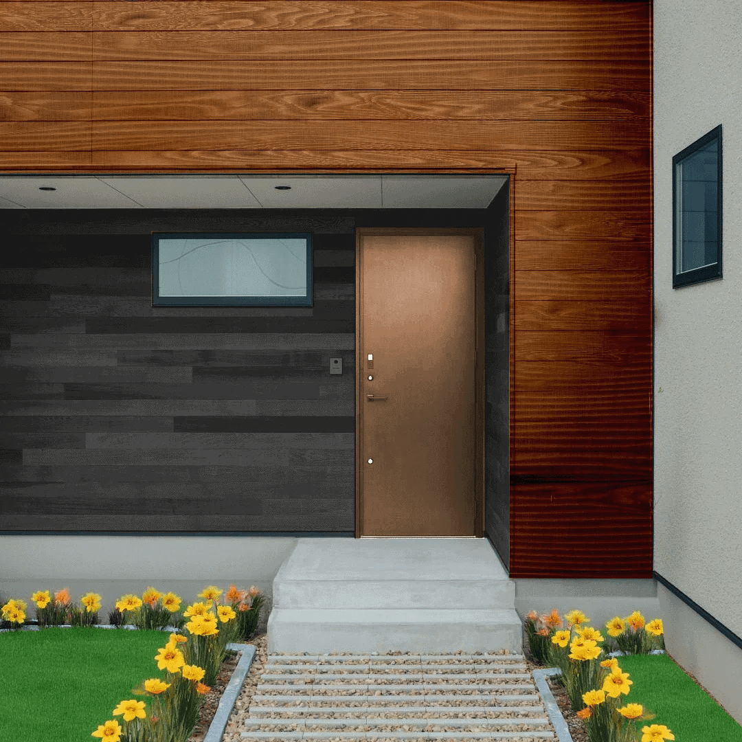 Siding Metal CW-G2 Madera Mañio Dorado 380 cm2