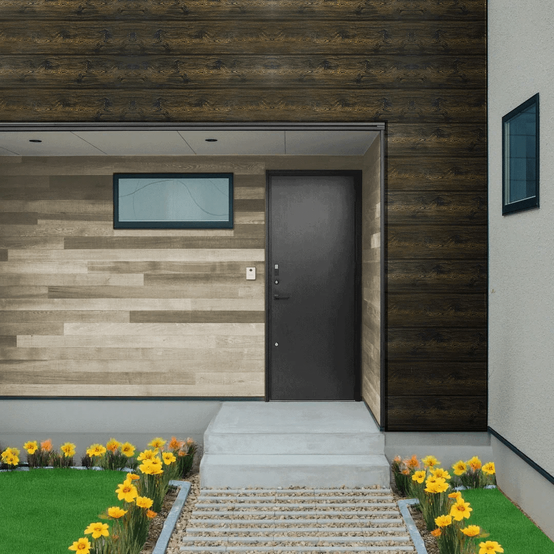 Siding Metal MW-G1 Ébano Exótico - Madera Wenge 380 cm2