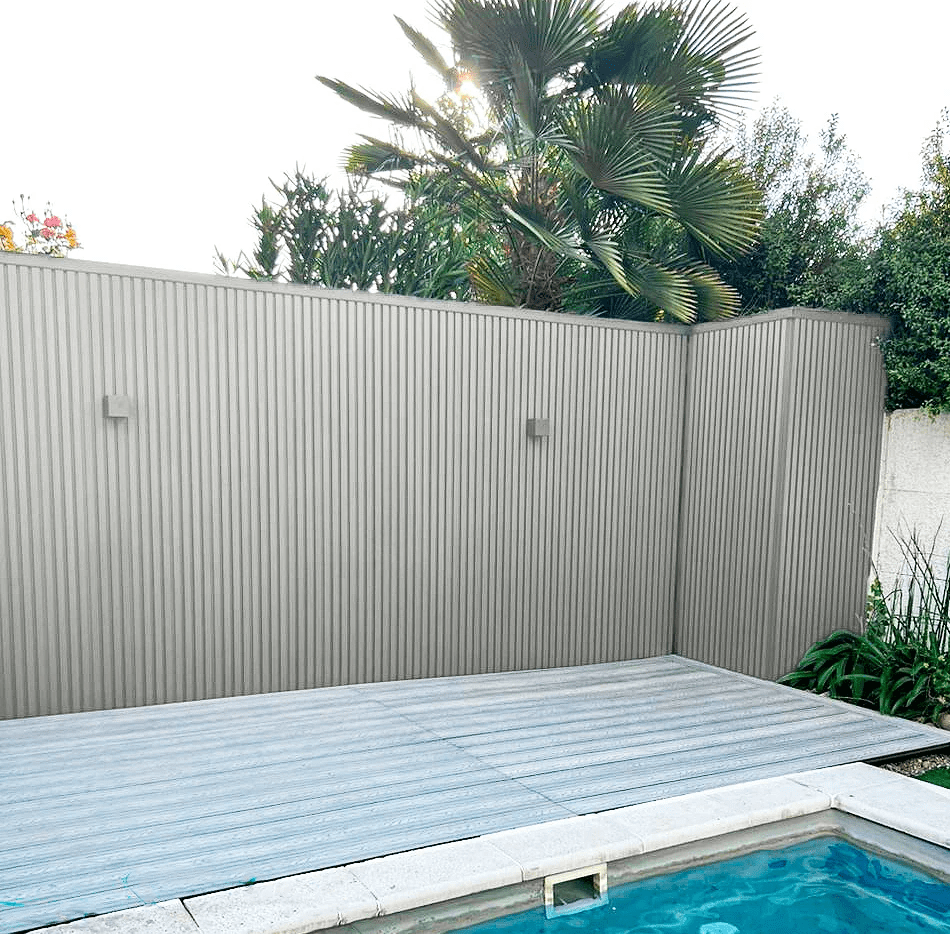 Siding WPC Gris Claro Unid. 290 * 20 cm2