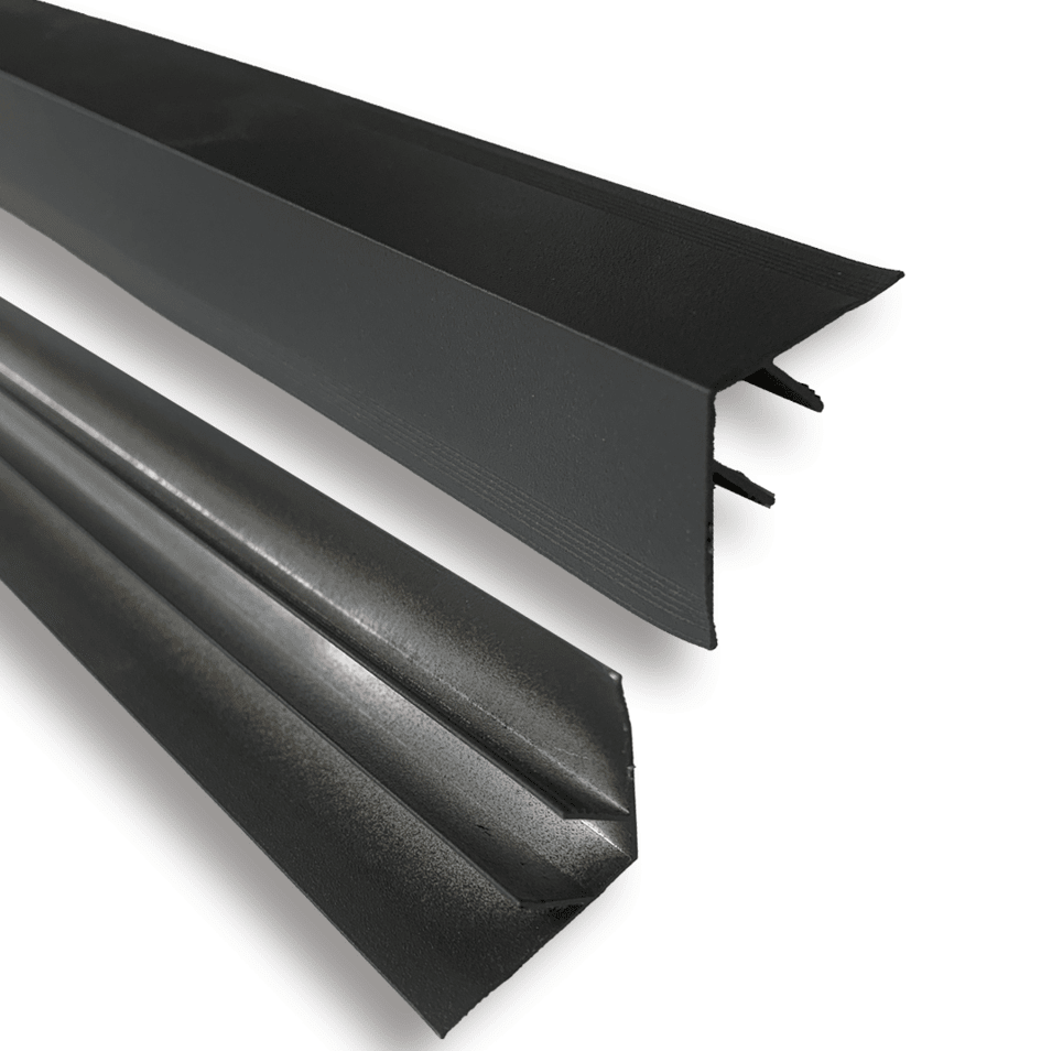 Perfil Metal Exter / Inter Madera Gris Oscuro Unid. 380 cm1