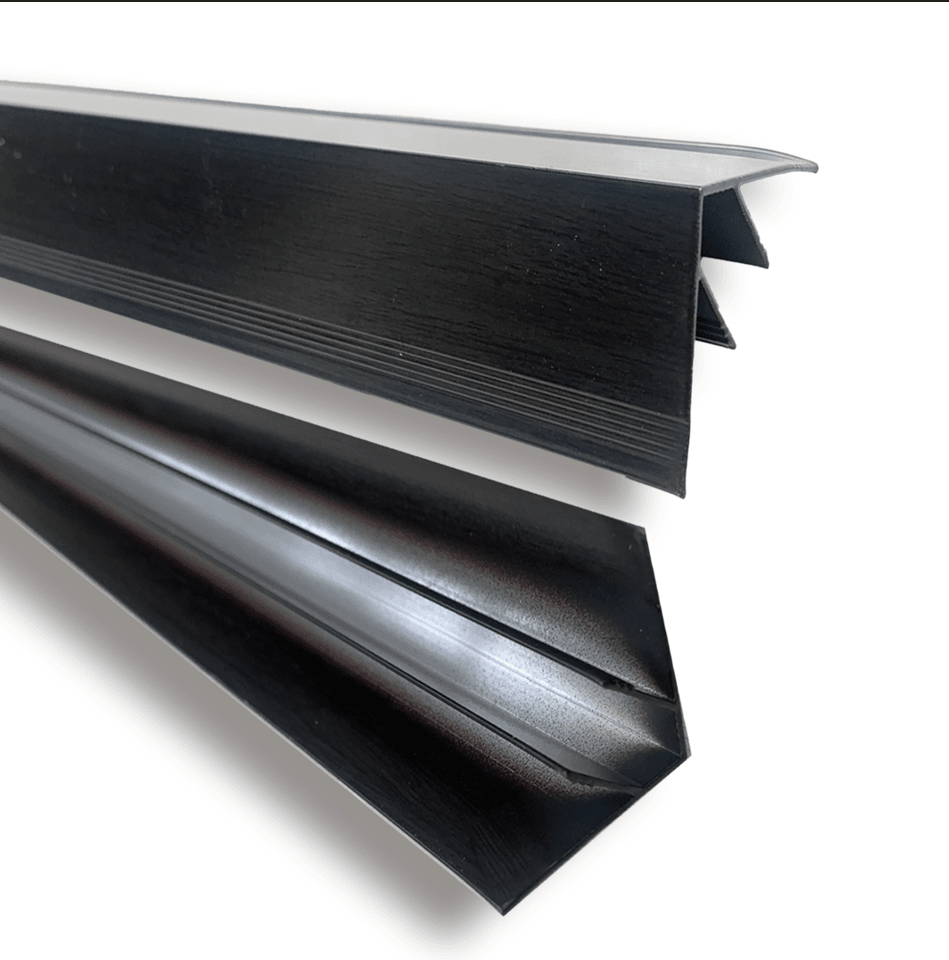 Perfil Metal Exter / Inter Pino Negro Unid. 380 cm1