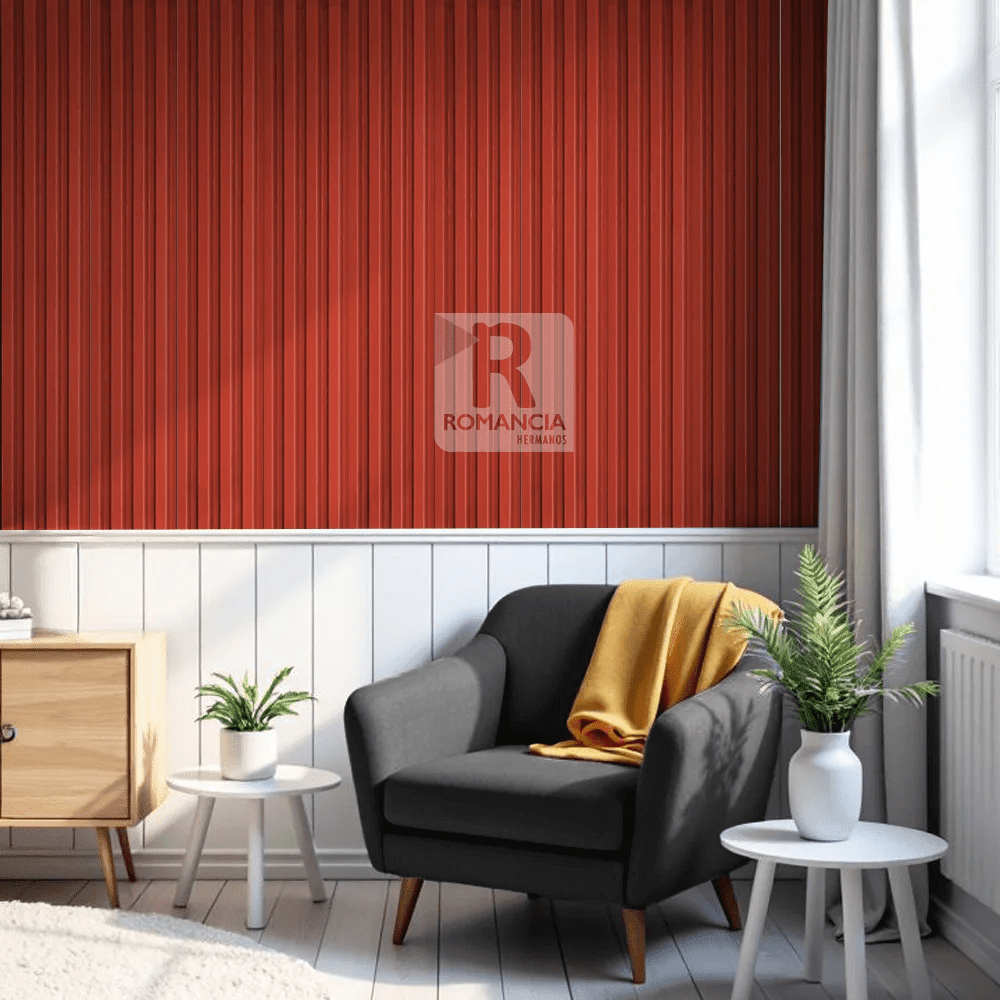 Revestimiento Muro Deco Rojo Intenso - HC-Rojo2