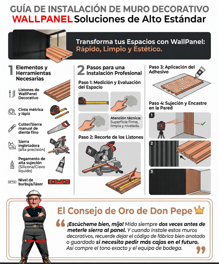 Revestimiento Muro Deco Eco Crema 2-2043