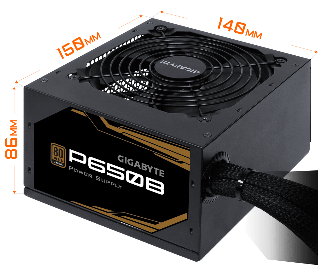 FUENTE DE PODER Gigabyte GPP650B Power Supply 650W 80