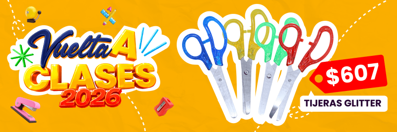 product tijera escolar glitter punta roma