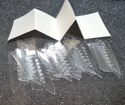 VISORES TRANSPARENTES 25UN