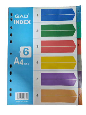 SEPARADORES CARTA VINILO COLOR FINEOFFICE1