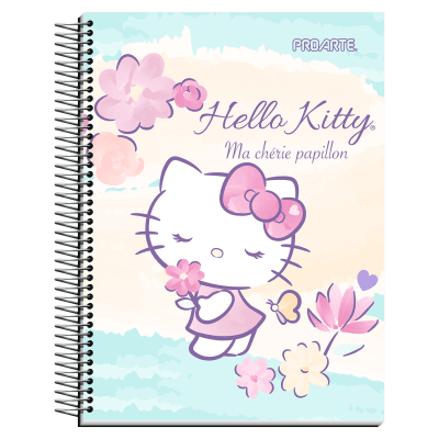 CUADERNO CARTA TRIPLE 150HJS 7MM HELLO KITTY PROARTE 35740-5