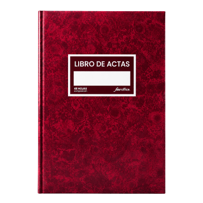 LIBRO DE ACTAS COMPOSICION FINEOFFICE 48 HOJAS