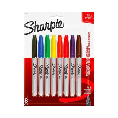 MARCADOR SHARPIE FINE POINT 8 COLORES1