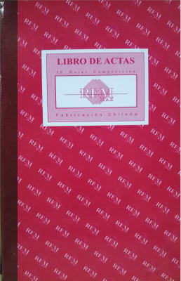LIBRO DE ACTA REM 50 HJS