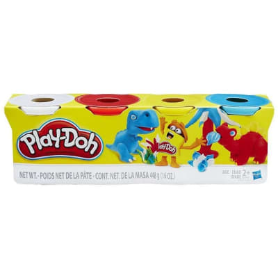 MASA PLAY-DOH PACK 4UNID 448G