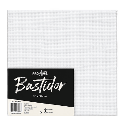 BASTIDOR ALGODON 30X30 PROARTE1