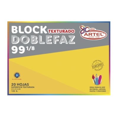 BLOCK DE DIBUJO ARTEL MEDIUM 99 1/8 20 HOJAS1
