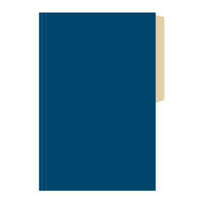 CARPETA PIGMENTADA BUHO OFICIO AZUL OSCURO