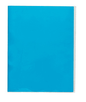 CARPETA PLÁSTICA SIN ACCOCLIP CELESTE