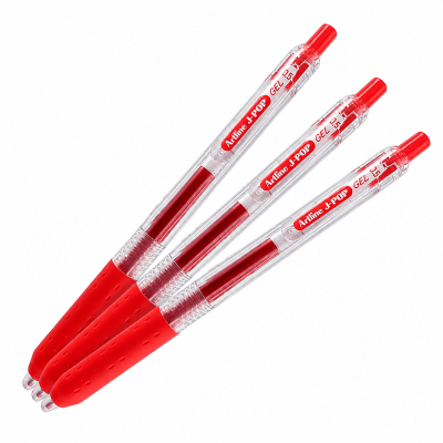LAPICERA GEL RETRACTIL ROJO JPOP 0.5 ARTLINE