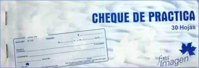 TALONARIO CHEQUE ESTUDIANTE 30HJS