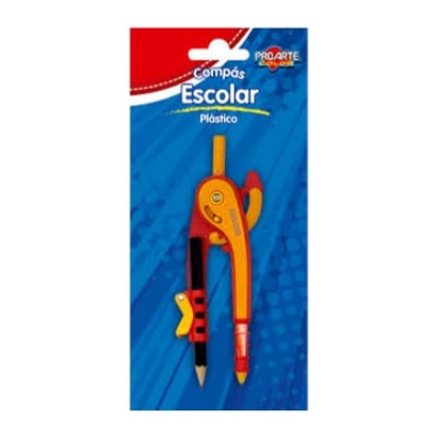 COMPAS PROARTE ESCOLAR PLASTICO
