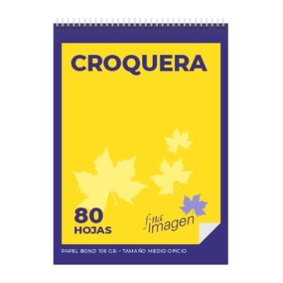 CROQUERA 1/2 OFICIO