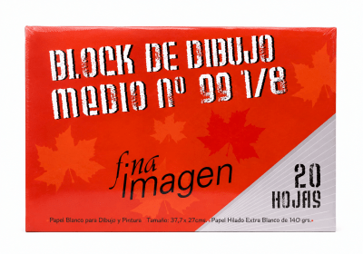 BLOCK DE DIBUJO FINA IMAGEN DIBUJO 99 MEDIO