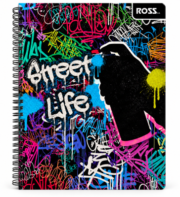 CUADERNO UNIV ROSS STREET LIFE 7MM6