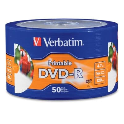 DVD 50UNID VERBATIM