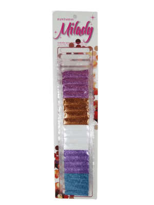 ESCARCHA MILADY x20, COLORES SURTIDO