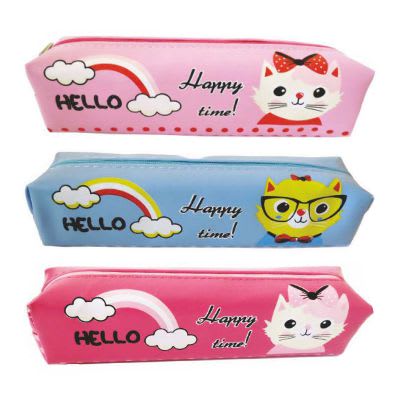 ESTUCHE SLIM ESCOLAR GATOS