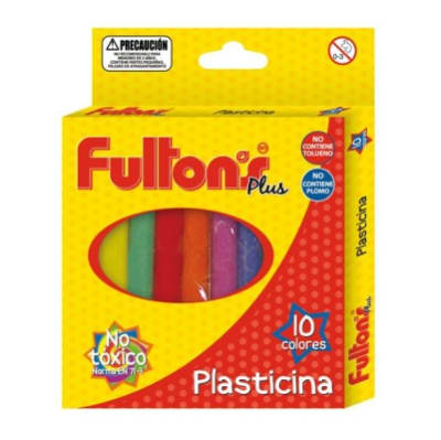 PLASTICINA FULTONS 10 COLORES1