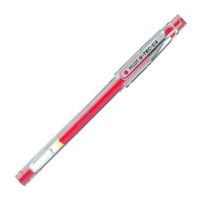 LAPICERA GEL G-TEC-C4 ROJA PILOT1
