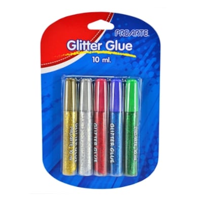 SET GLITTER PROARTE GLUE 