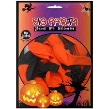 GLOBO N°9 HALLOWEEN 50 UNIDADES