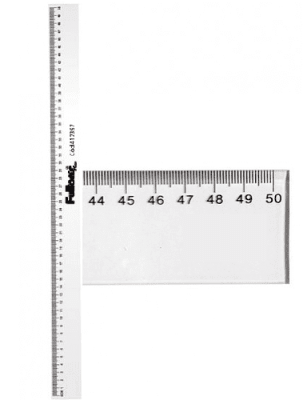 REGLA ACRILICA BISELADA 50 CM1
