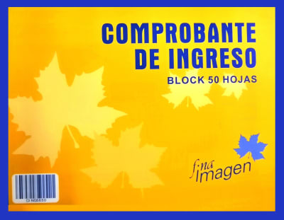 TALONARIO COMPROBANTE DE INGRESO
