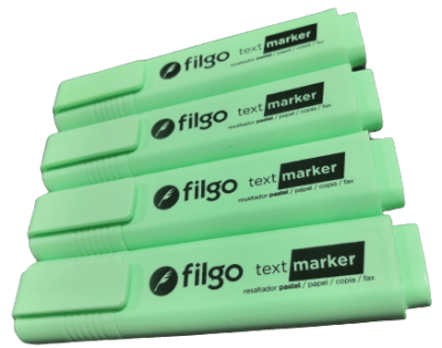 DESTACADOR FILGO PASTEL VERDE