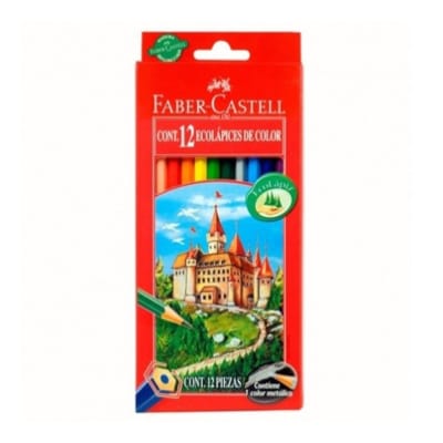 LAPIZ COLOR FABER CASTELL 12 UNIDADES1