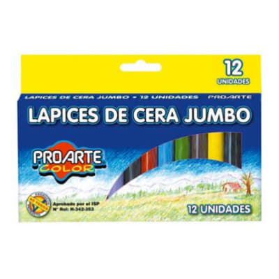 LAPIZ DE CERA PROARTE JUMBO 12UN1