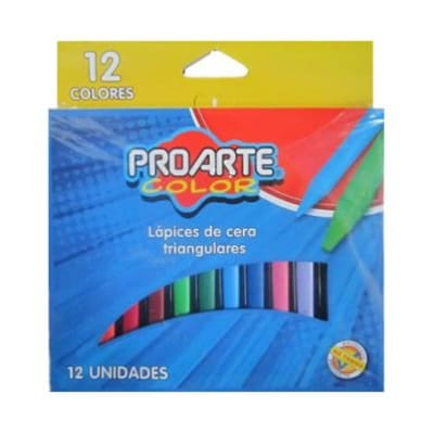 LAPIZ DE CERA PROARTE TRIANGULARES