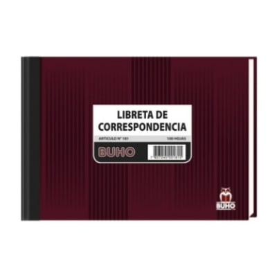 LIBRETA CORRESPONDENCIA BUHO 100 HOJAS1