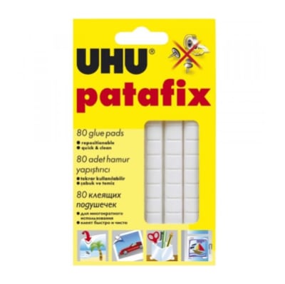 PEGAMENTO ADHESIVO MASILLA UHU PATAFIX BLANCA
