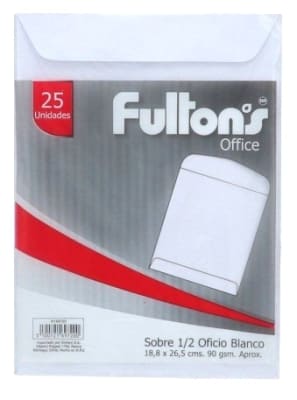 SOBRE SACO 1/2 OFICIO BLANCO